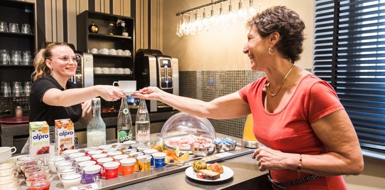 Service de petit-déjeuner